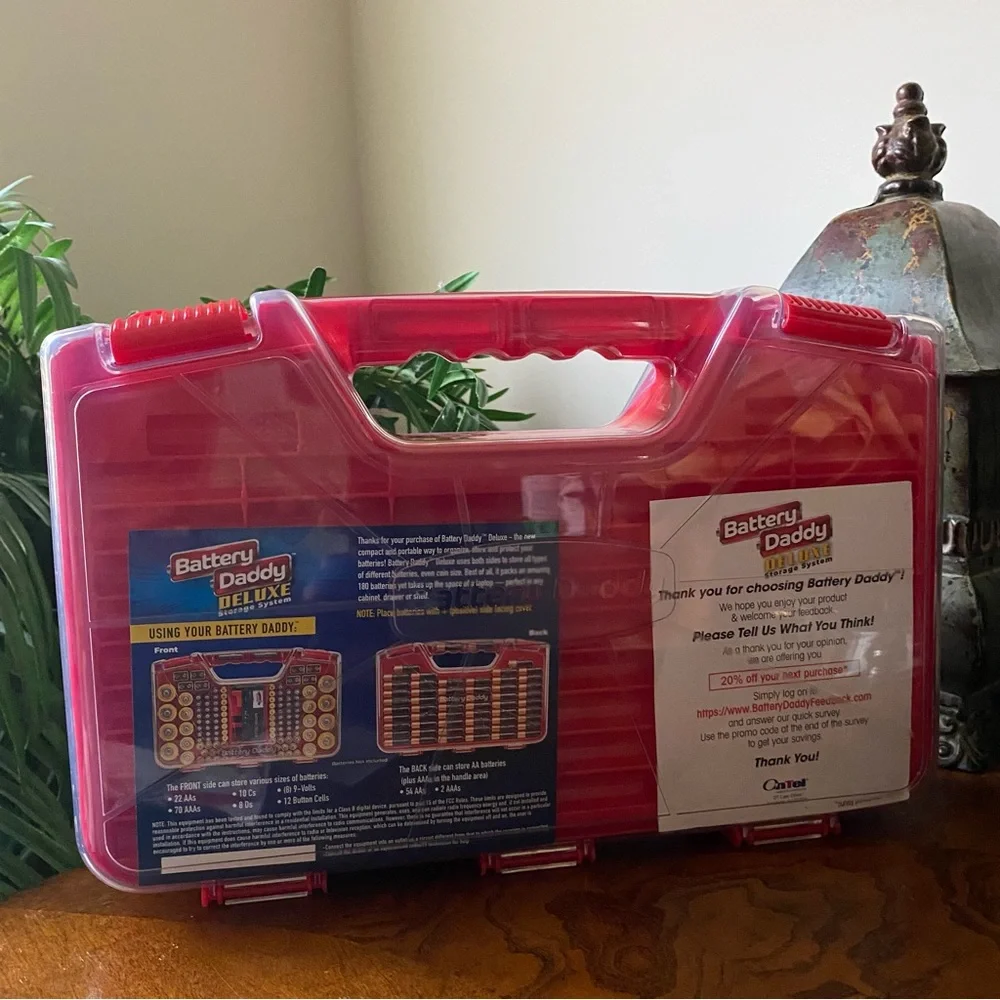 Battery Daddy Battery Organizer and Storage Case